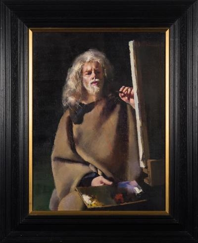 Self-Portrait at Mudbank by Robert Lenkiewicz