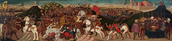 The Battle of Pharsalus by Apollonio di Giovanni