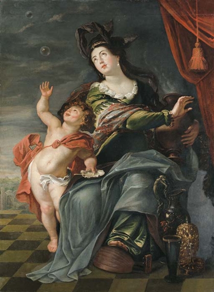 Jan van den Hoecke | An Allegory of Human Transience | MutualArt