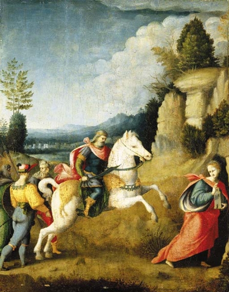 The Persecution of Saint Barbara by Francesco Bacchiacca