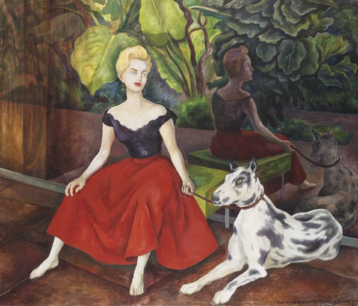 Diego Rivera RETRATO DE LA ACTRIZ MATILDE PALOU (1951) MutualArt