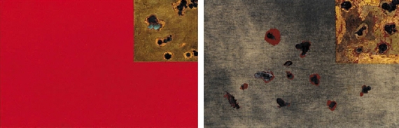 Untitled (dyptich) by António Dias, 1990