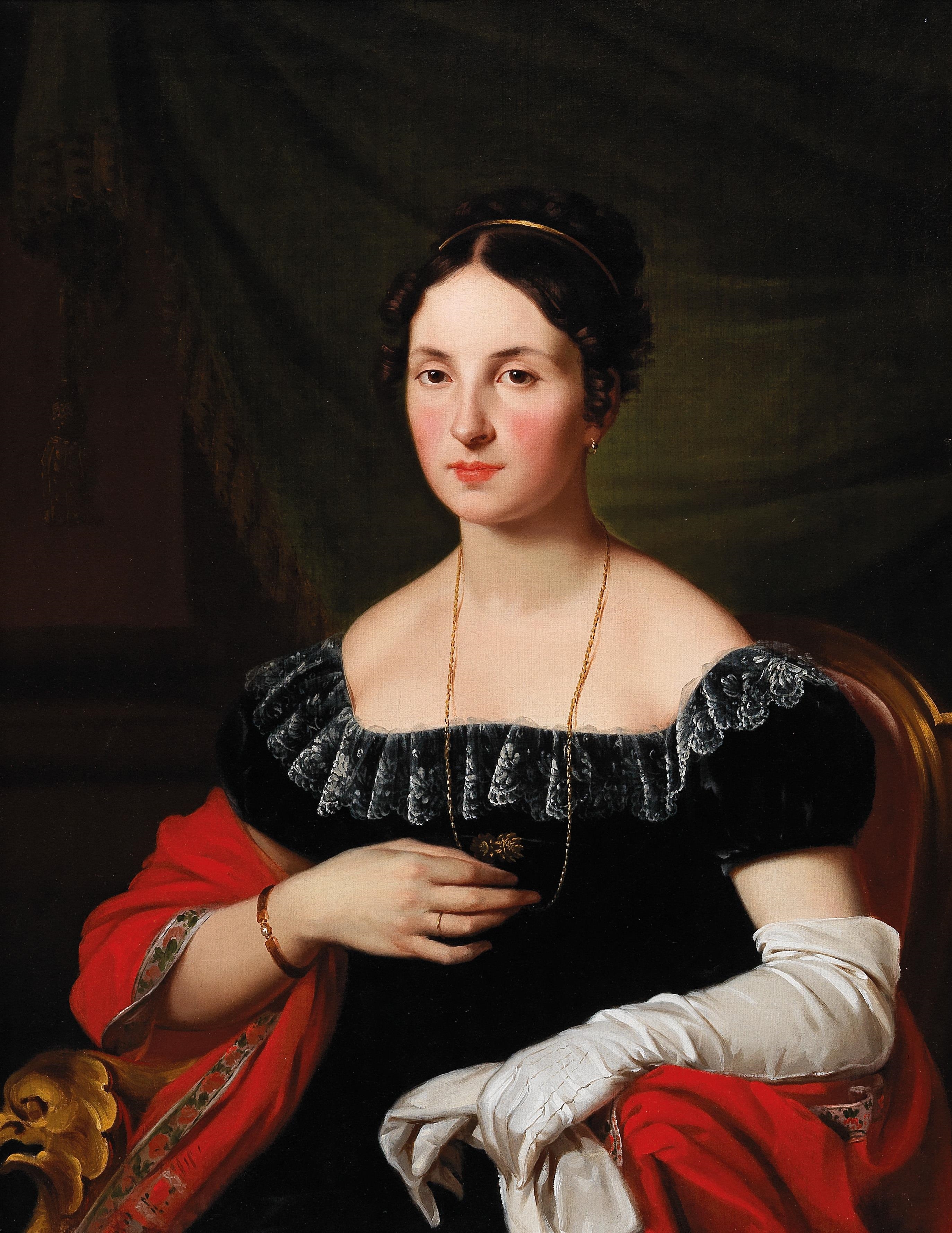 Bildnis der Adele Elisabeth von Frantzius, geborene Ritt - Pietro Ayres