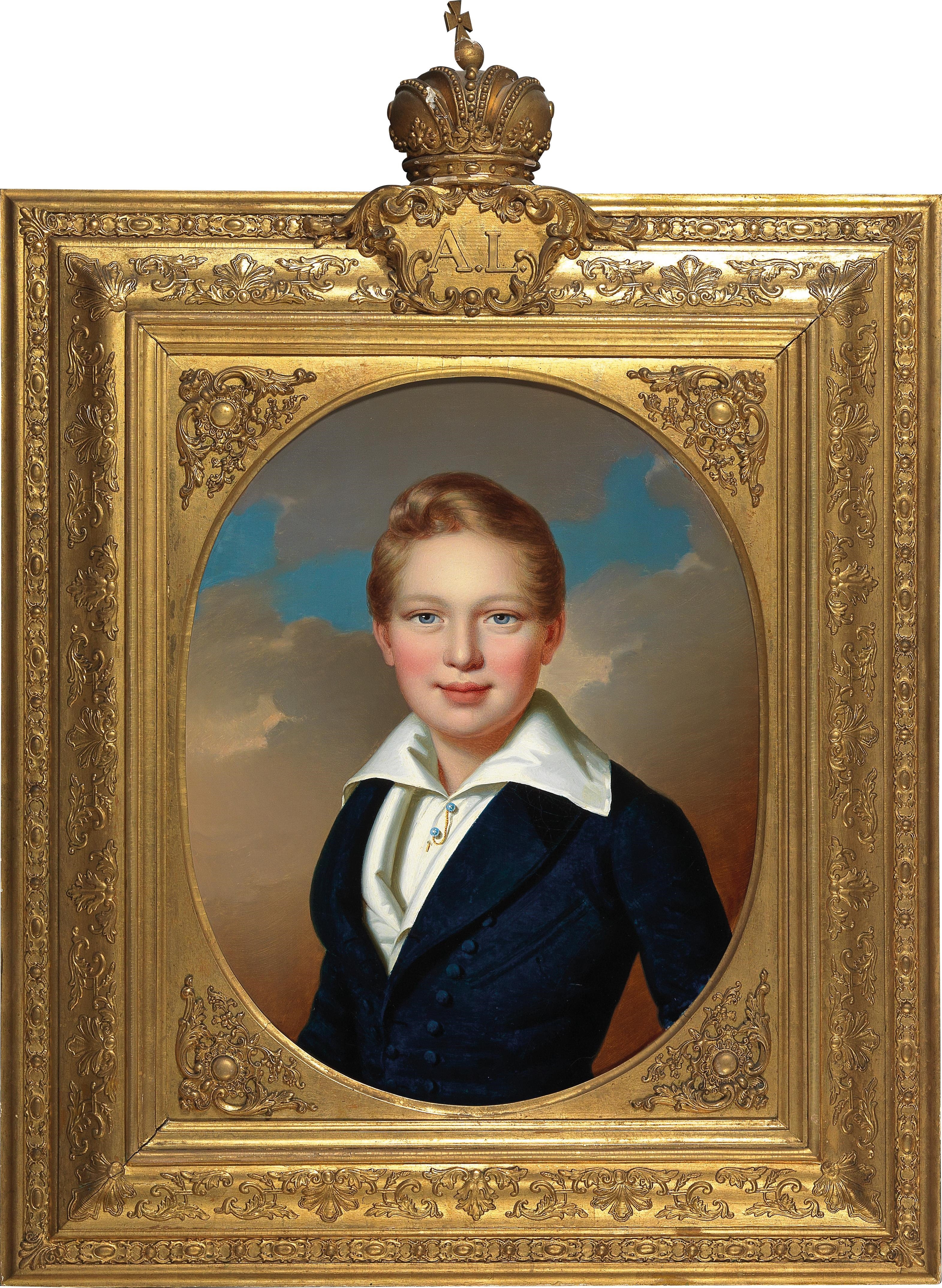 Portrait of Archduke Alexander Leopold (1825–1837) by Anton Einsle