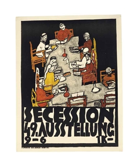 Egon Schiele | SECESSION 49, AUSSTELLUNG PLAKAT (1918) | MutualArt
