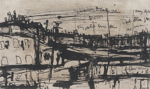 Street Scene by Joan Kathleen Hardy Eardley