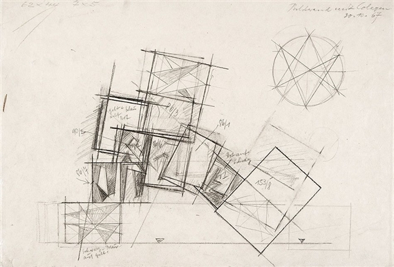 Entwurf für eine Wandgestaltung