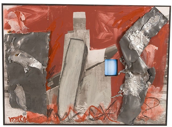 Zu Beton-Cadillacs by Wolf Vostell, 1991