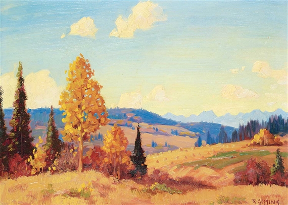 Untitled - Autumn in the Foothills by Roland Gissing