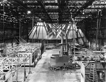Submarine Conning Tower and Interior Sets, Stage, #27, Series Pilot, "Operation Petticoat," Universal Studios, Calif., May 16, 1977 - Robert Cumming