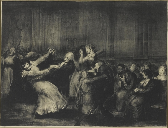 DANCE IN A MADHOUSE (MASON 49) by George Bellows, 1917