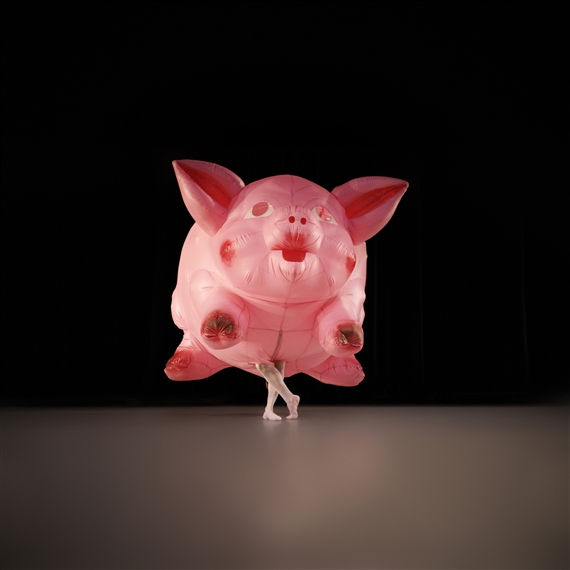 Jeff Koons | Inflatable Pig Costume | MutualArt