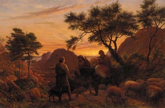 The Flight into Egypt - James Thomas Linnell