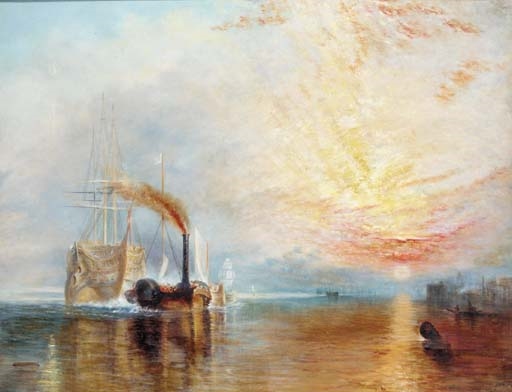 The fighting Téméraire by Joseph Mallord William Turner