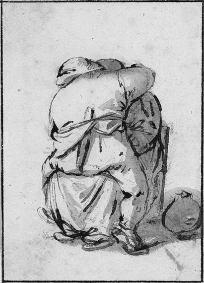 A peasant couple embracing by Isack van Ostade