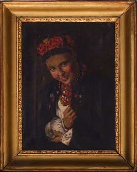 Jeune paysanne - Ivan Lavrentyevich Gorokhov