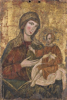 The Virgin and Child - Italo-Cretan School, 16th Century