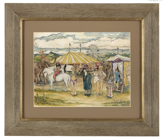 Circus Scene by Reynolds Beal, 1934