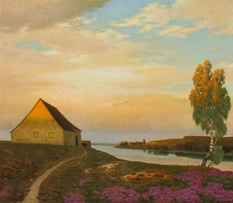 The last rays of sunlight - Eduard Kasparides