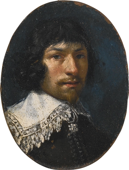 Dutch School, 17th Century | PORTRAIT OF A YOUNG MAN WITH LONG HAIR AND A  WHITE COLLAR | MutualArt
