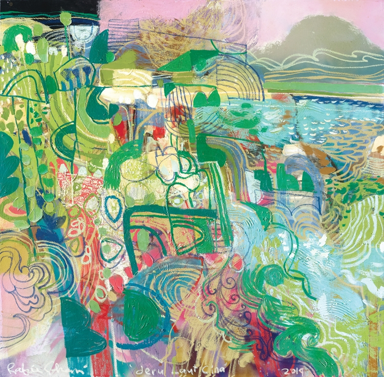 Artwork by Rafiee Abdul Ghani, DERU LAUT CINA, Made of Oil on canvas