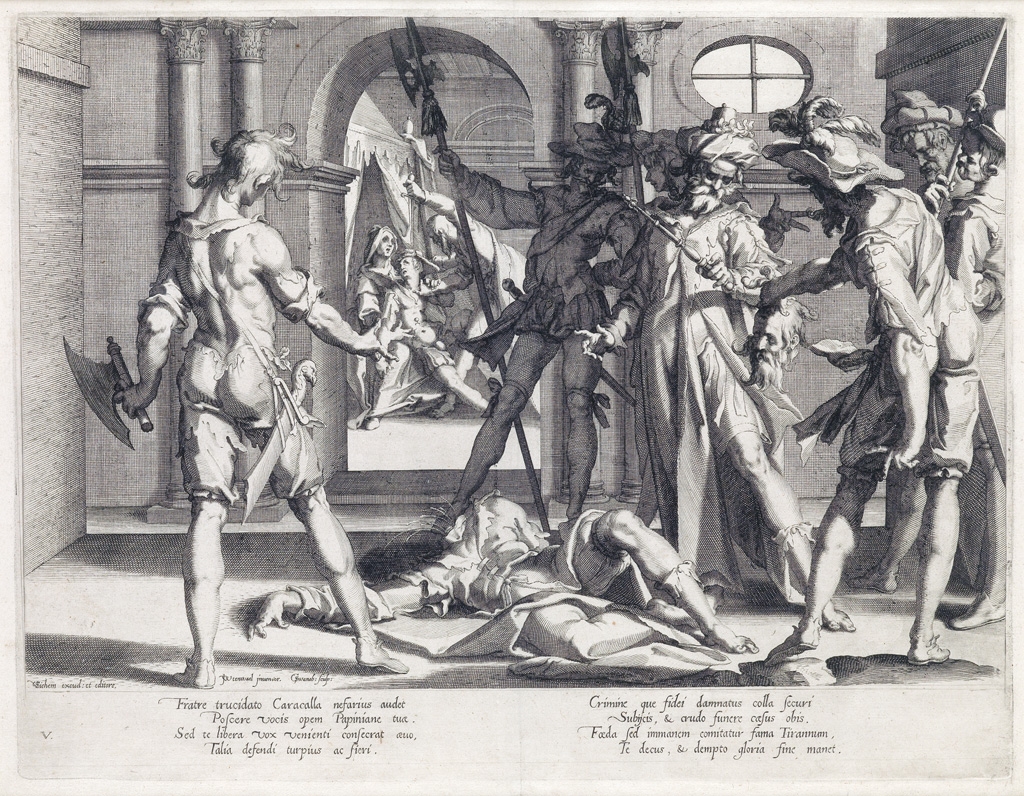 The Beheading of the Roman Judge Papinian by Willem Swanenburgh, 1606