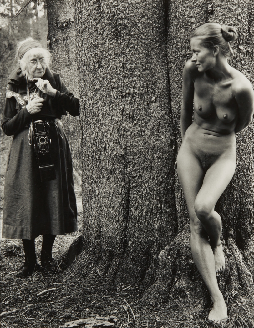 Artwork by Judy Dater, Imogen and Twinka [at Yosemite], Made of Gelatin silver print