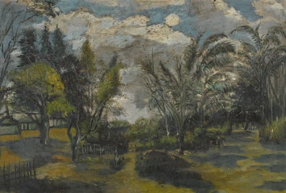 LANDSCAPE by Ben Enwonwu, 1987