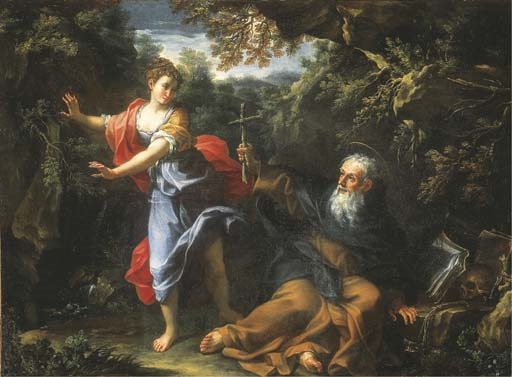 La Tentation de Saint Antoine by Giovanni Odazzi