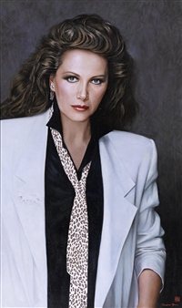 Portrait of Jackie Collins - Shu Qiao Zhou