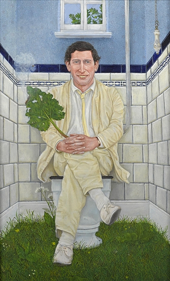 Smoking Rhubarb by James Grainger, 1986