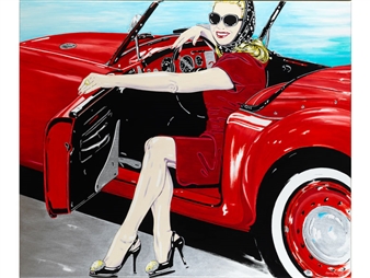 Lady in red - Carola Paschold