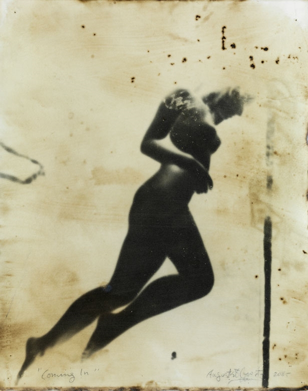 Artwork by Augustus Goertz, Coming in, Made of Mixed media on Arches, mounted on canvas