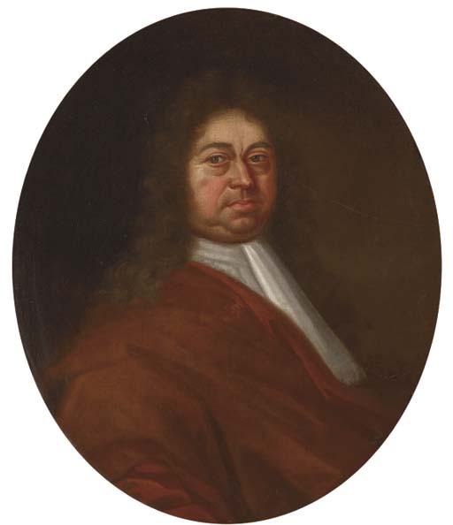 Artwork by John Closterman, Portrait of a lady, bust-length, in a brown wrap, Made of oil on canvas