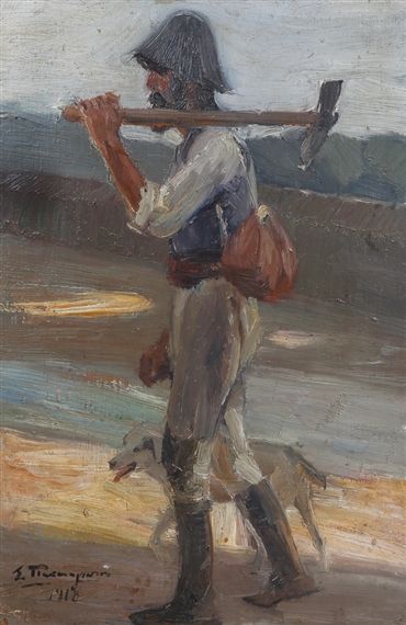 Farmer by Stavros Papapanagiotou, 1919