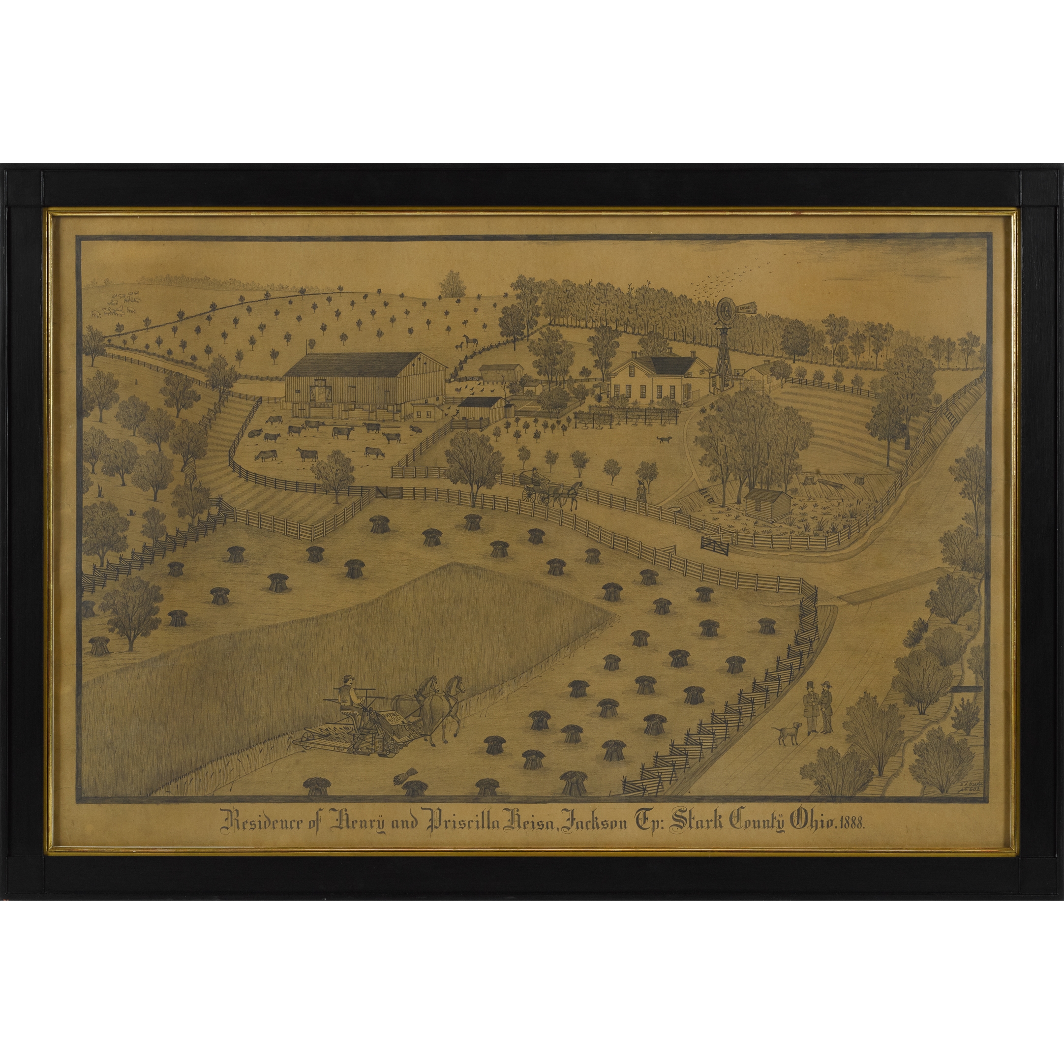 Brader Ferdinand | Farm Scene (1888) | MutualArt