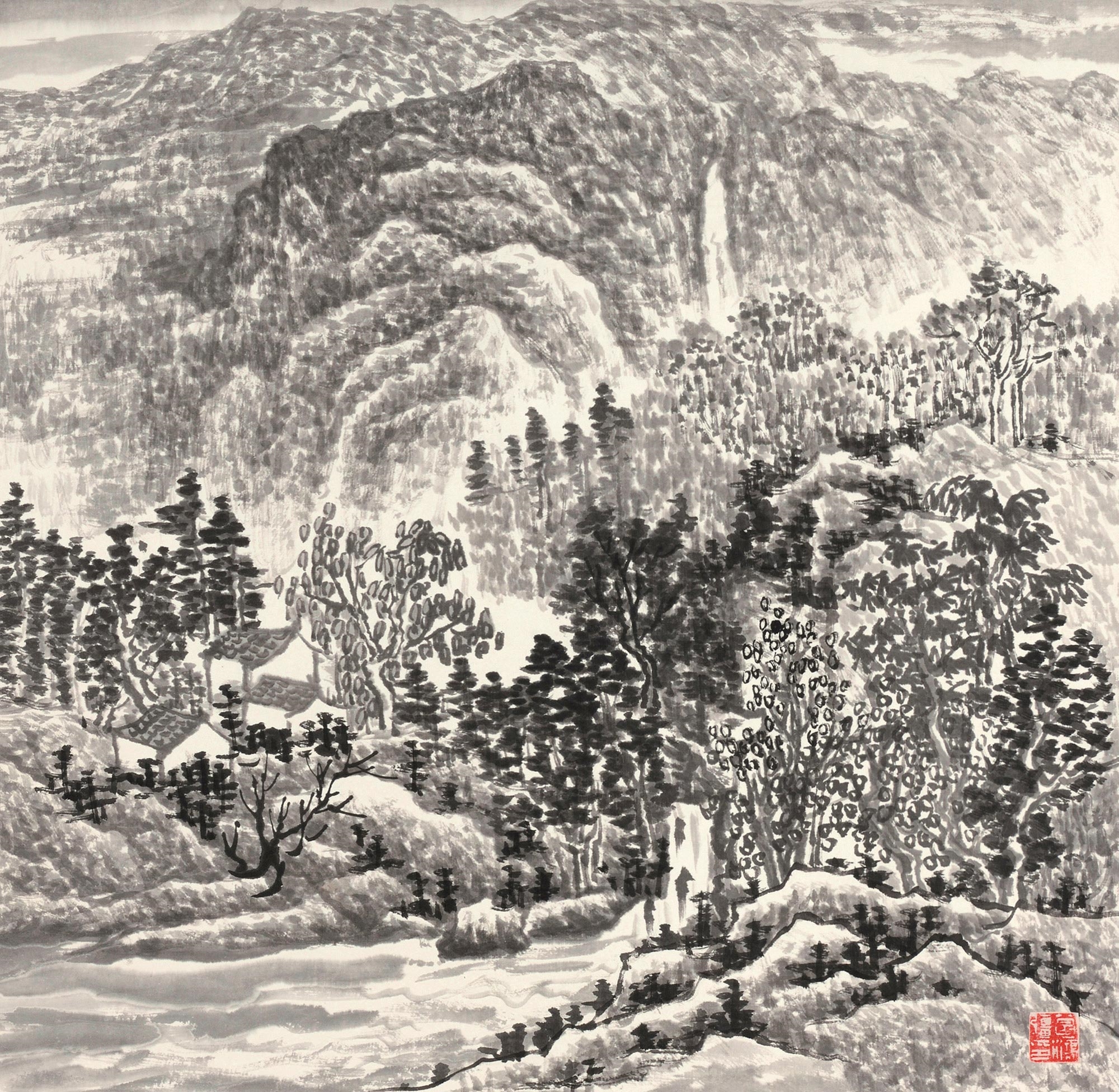 Artwork by Ge Hongqiang, Untitled, Made of ink on paper