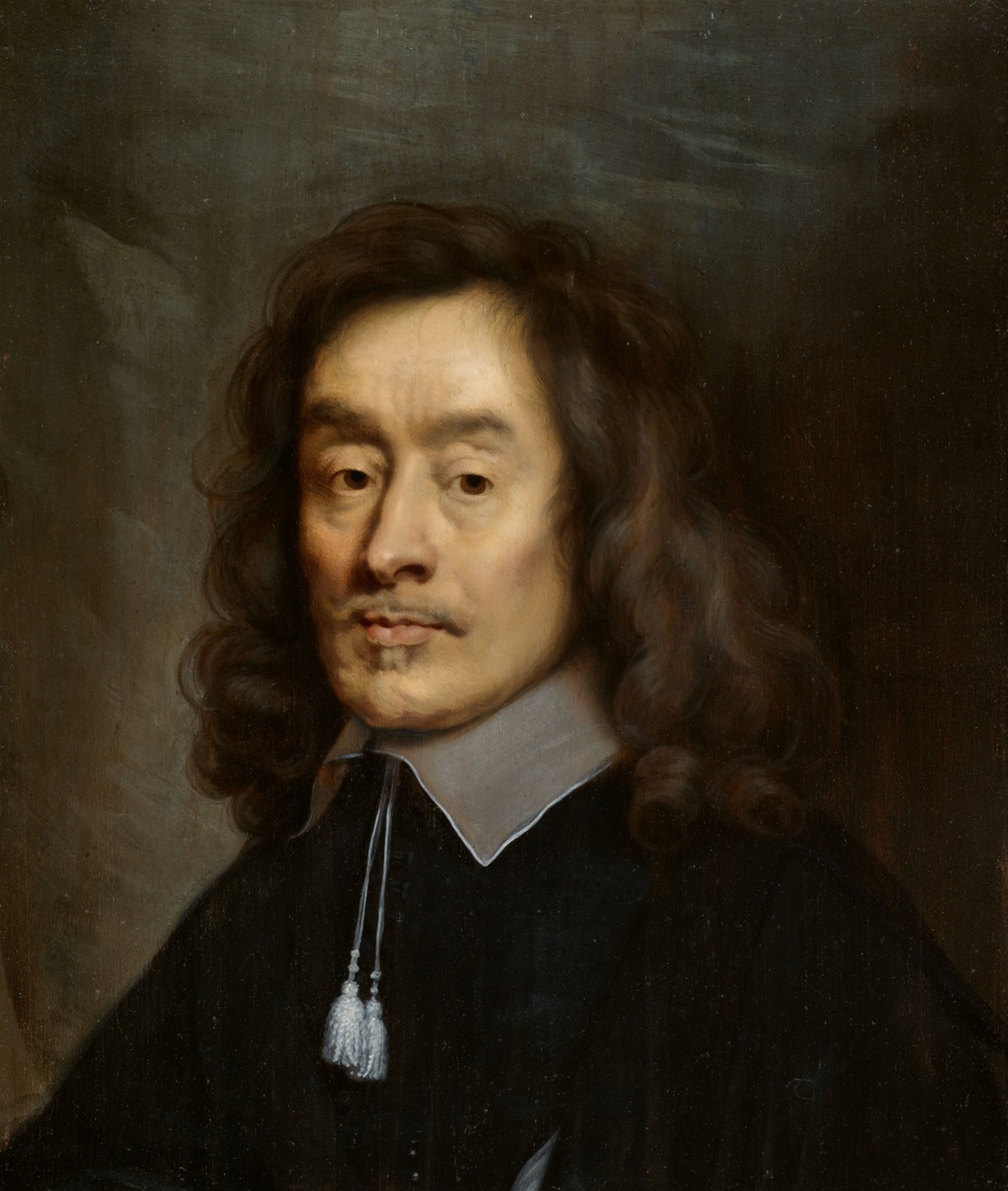 Artwork by Cornelis Jonson van Ceulen the Younger, Portrait of a Man, Made of Oil on panel