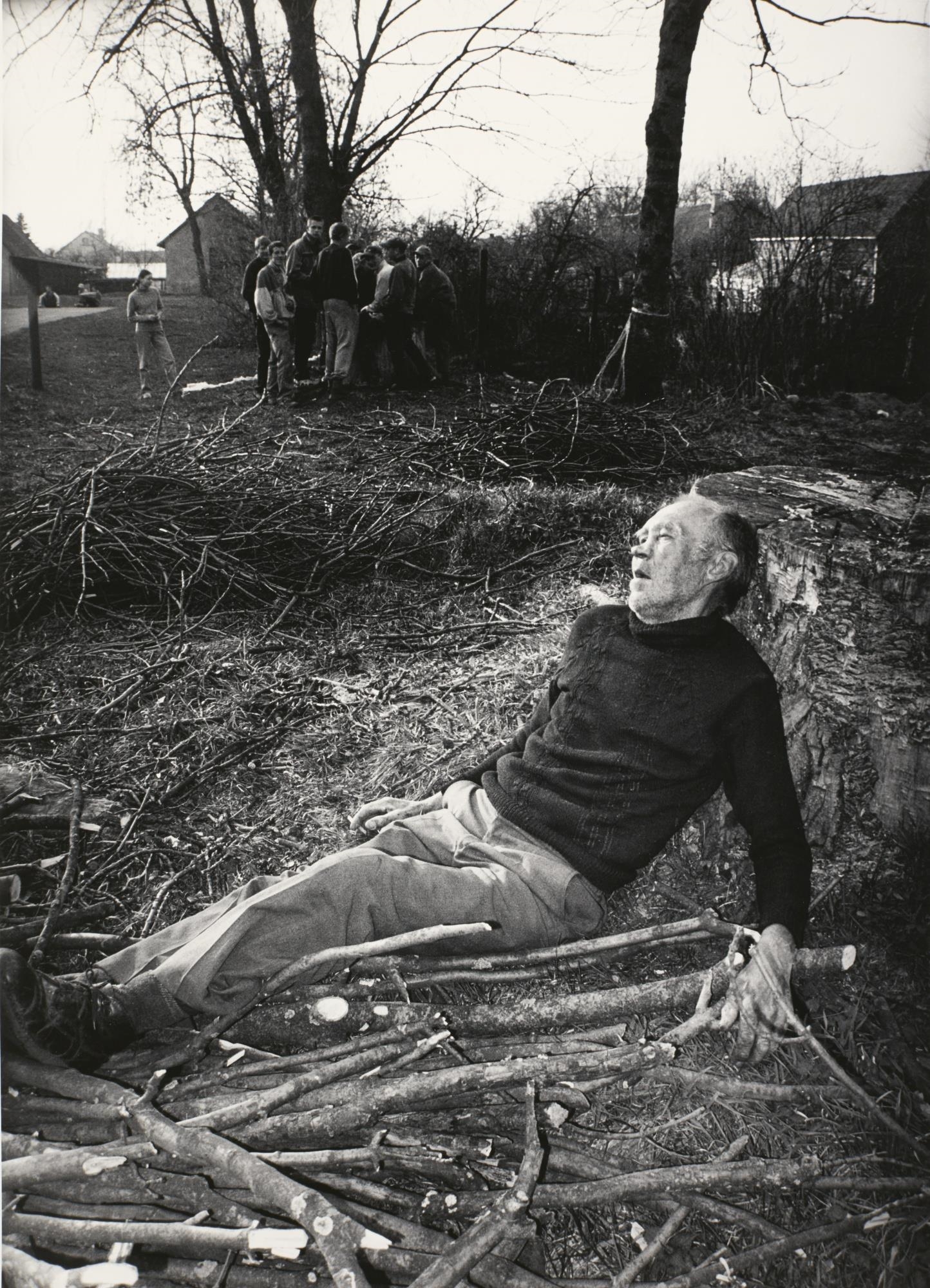 Artwork by Rimaldas Vikšraitis, GRIMACES OF THE WEARY VILLAGE, Made of Silver print