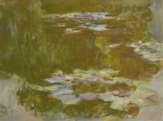 LE BASSIN AUX NYMPHÉAS by Claude Monet, circa 1917-1920