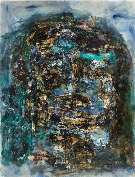 Head by Leon Golub, circa 1959