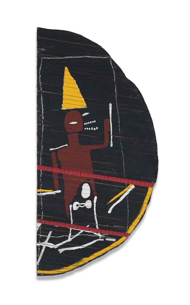 JeanMichel Basquiat Irony of Negro Policeman (1981) MutualArt