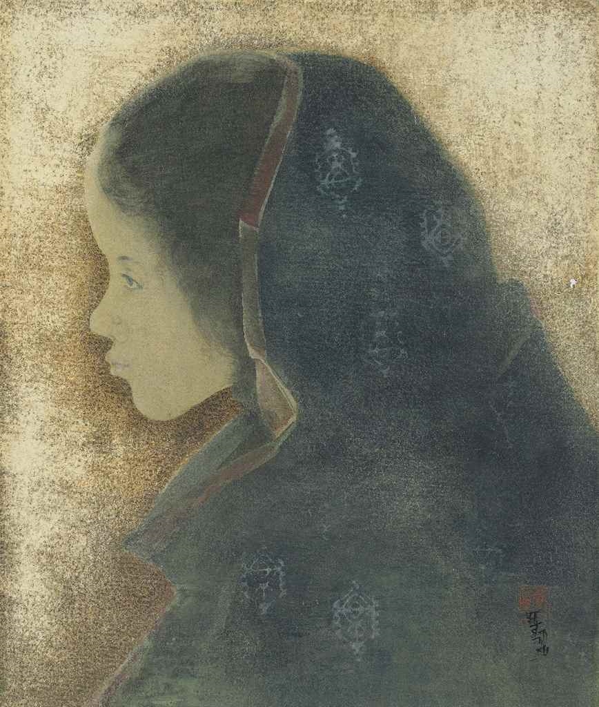 Untitled (Maiden) by Abanindranath Tagore, circa 1920s