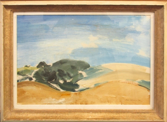 Chalk Downland, Summer blue