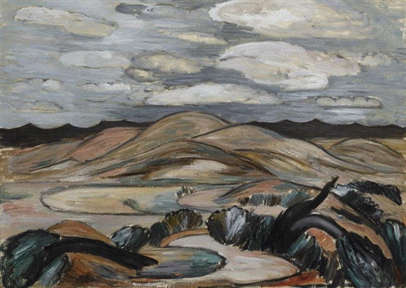 LANDSCAPE, NEW MEXICO by Marsden Hartley, 1923