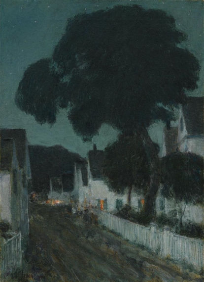 NOCTURNE, PROVINCETOWN by Childe Hassam, 1900