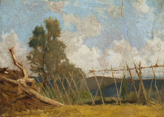 Lo Stecconato by Raffaello Sernesi