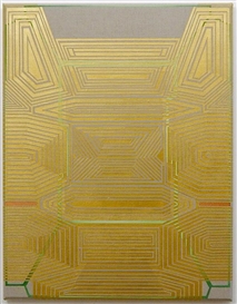 At Civilian Art Projects, Jason Gubbiotti Builds Meticulous, Globalized Paintings