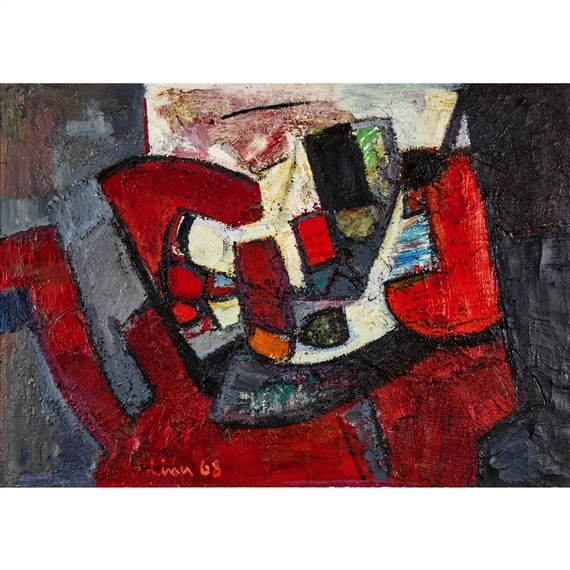 Komposition by Carl Walter Liner, 1968