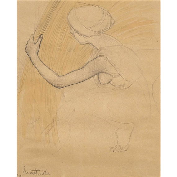 La glaneuse by Ernest Biéler, 1920